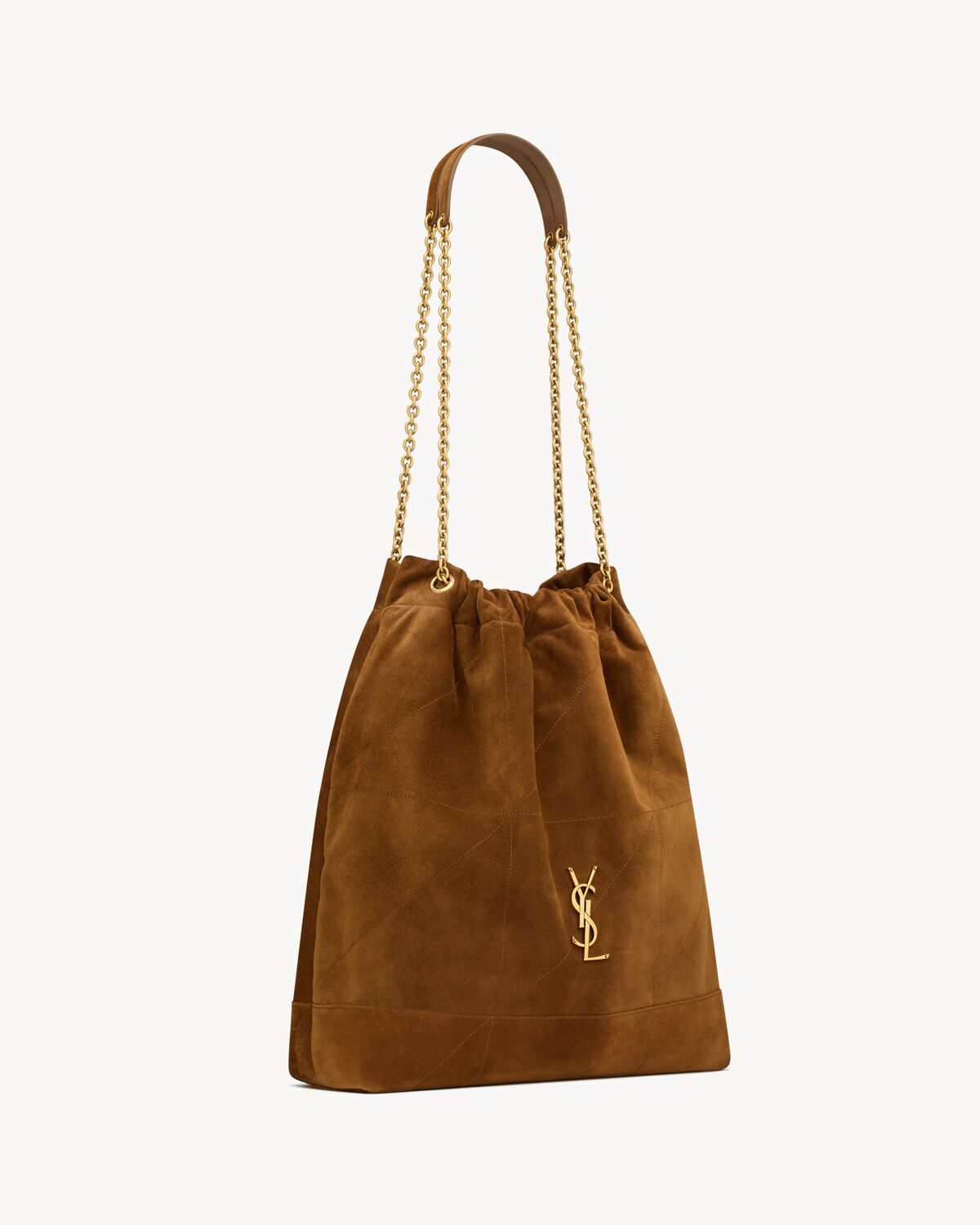 YSL Jamie Large Pochon In Suede - Image 5